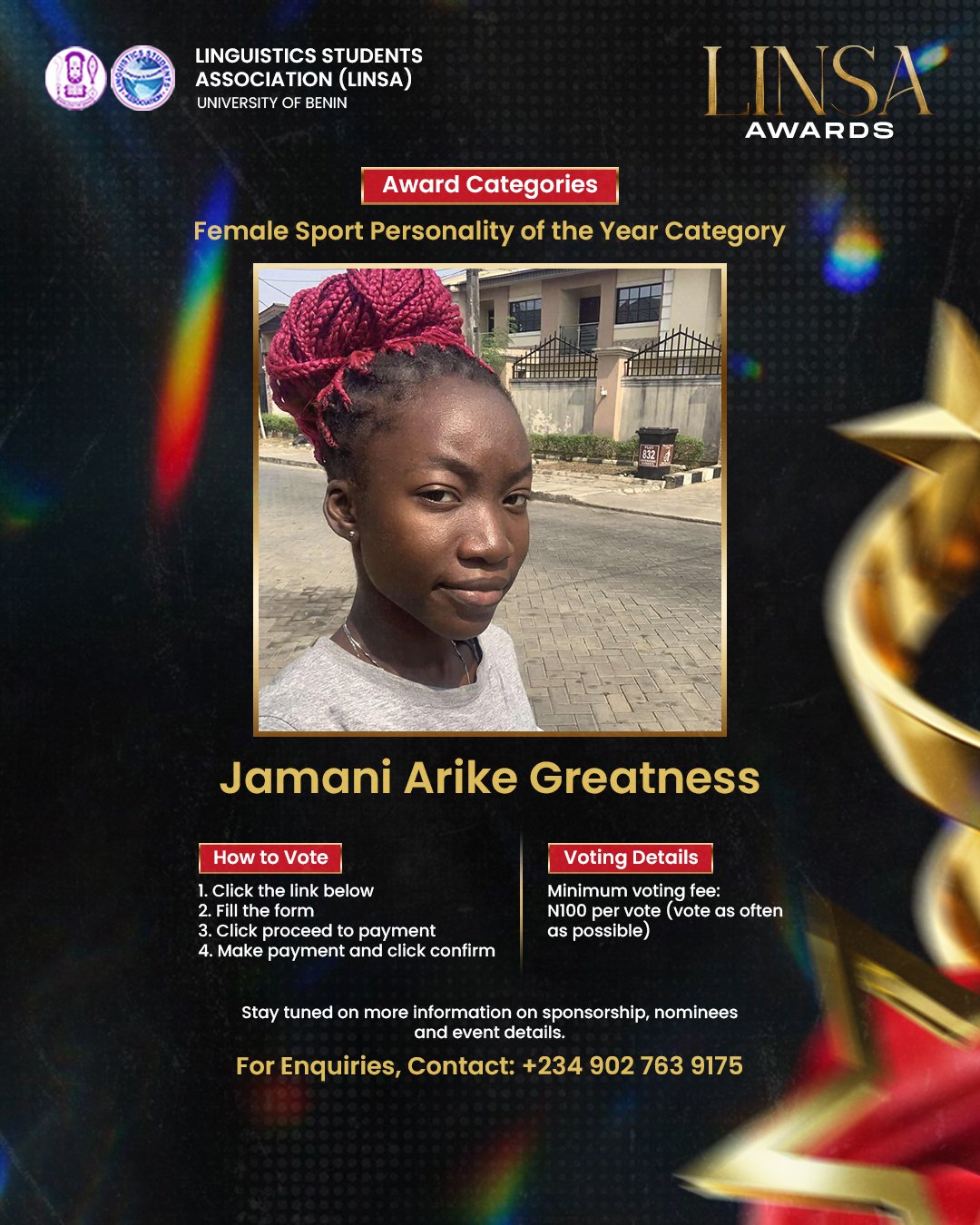 Jamani Arike Greatness